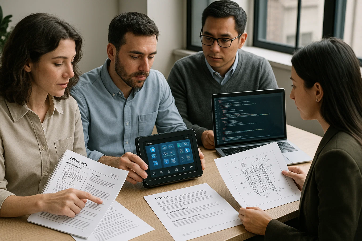 Blueprint image — technical translation context